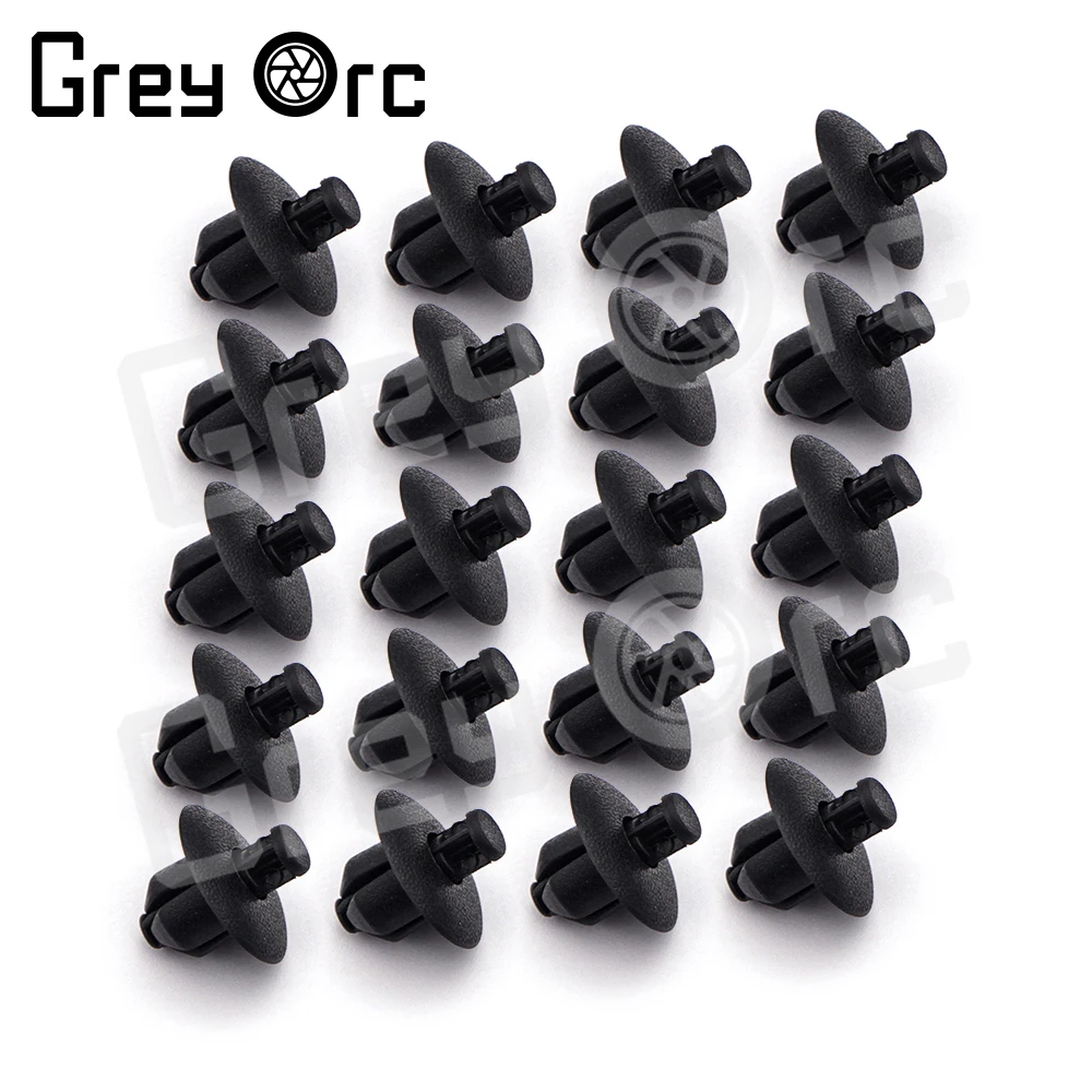 

20Pcs Universal Plastic Fender Trim Panel Clips Set Bumper Fasteners Push Pin Rivets Auto Body Retainer Kit Moto Replacement