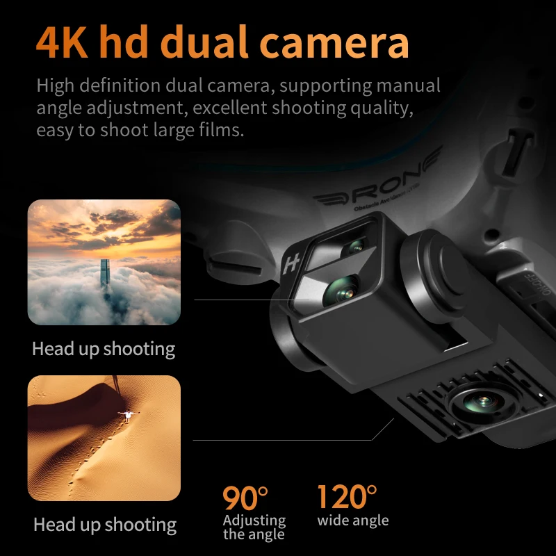 2024 NEW KY102 Drone 8K Profesional Dual-Camera Aerial Photography 360 Obstacle Avoidance Optical Flow Four-Axis RC Aircraft 2