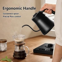 Bouilloire électrique à col de cygne 700 ml, 1000 W, contrôle de la température, chauffage rapide, théière intelligente, pour café, thé, eau, 220 V 5