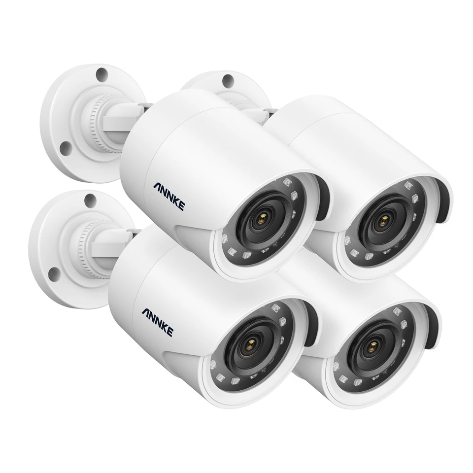 ANNKE 4Pack 2MP Waterproof Security Cameras