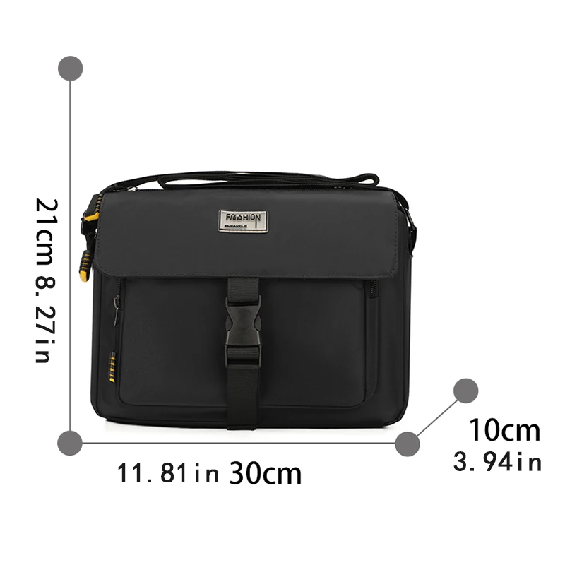 Men's Fashion Crossbody Bag, Adjustable Straps, Business & Casual Two-in-One, Essential for Commuting and Daily Work, Everyday C