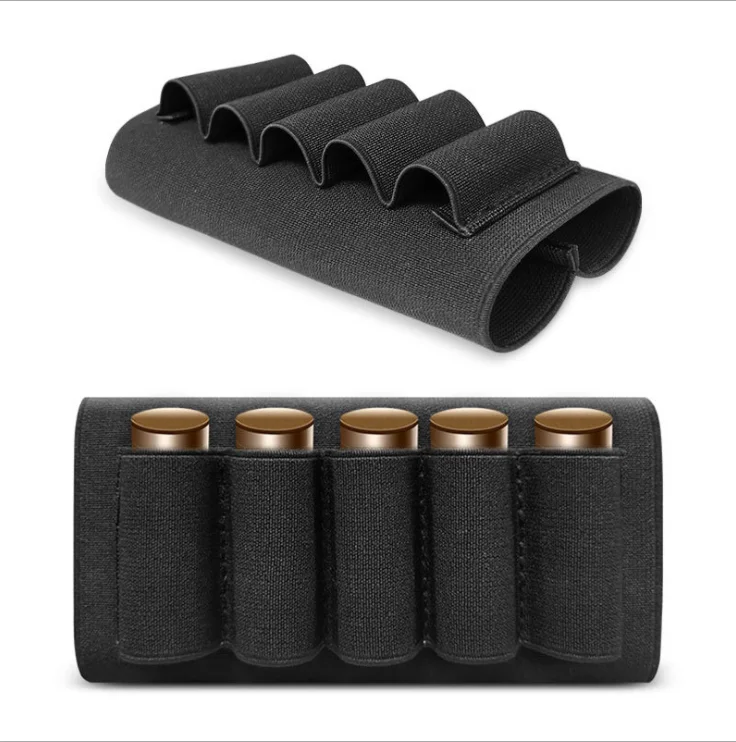 Elastic Five magazine holders convenient tactical back of the cartridge bag outdoor CS supplies tactical equipment