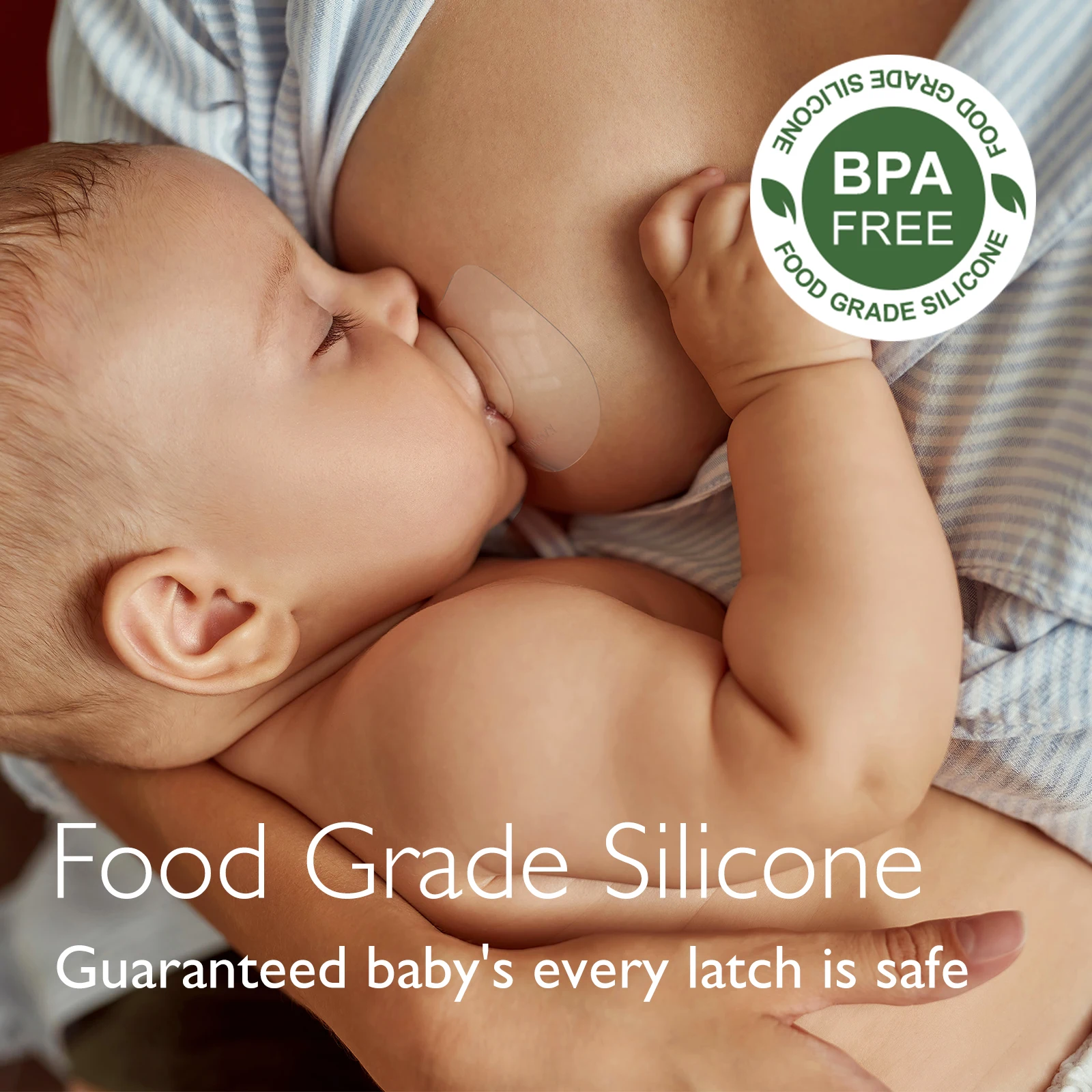 Momcozy Contact Nipple Shields Food-Grade for Breastfeeding Difficulties Ultra-Thin & Super-Soft Include Carry Case