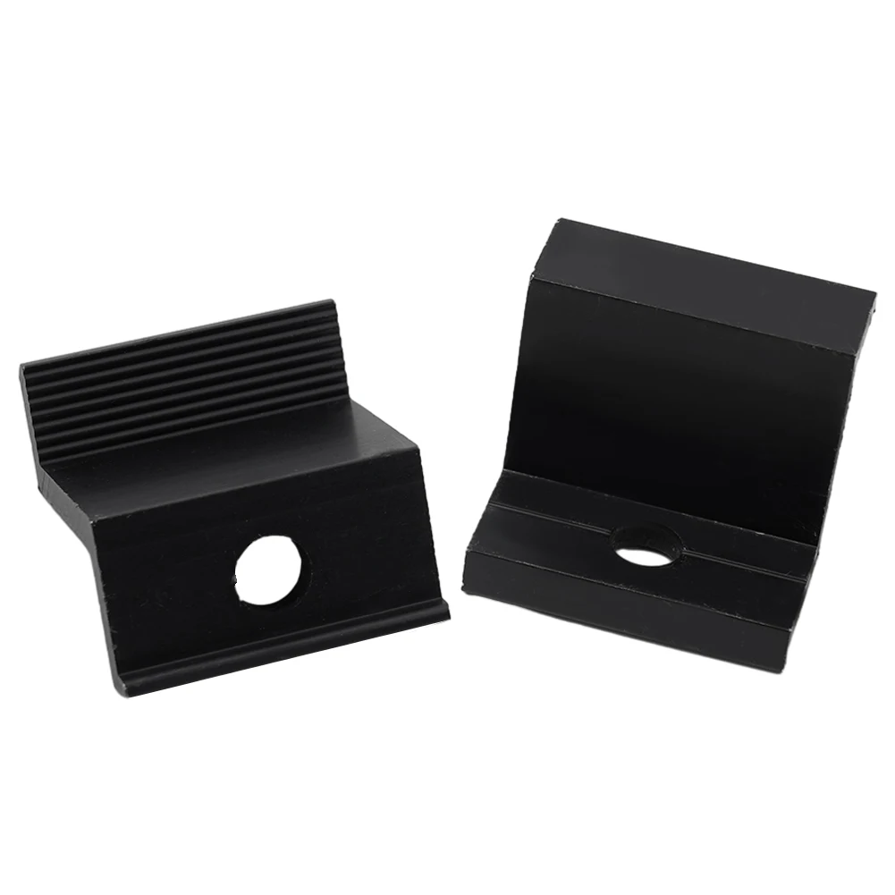 10 Pc Pv Solar Panel Mount End Clamp Lega Di Alluminio Per 30/32/35/40Mm Frame Galvanotecnica Processo Pv Solar End Clamp