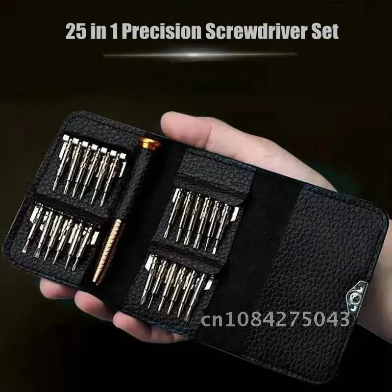 

Mini Precision Screwdriver Magnetic Set Electronic Torx Screwdriver Opening Repair Tools Kit For iPhone Camera Watch PC 25 in 1