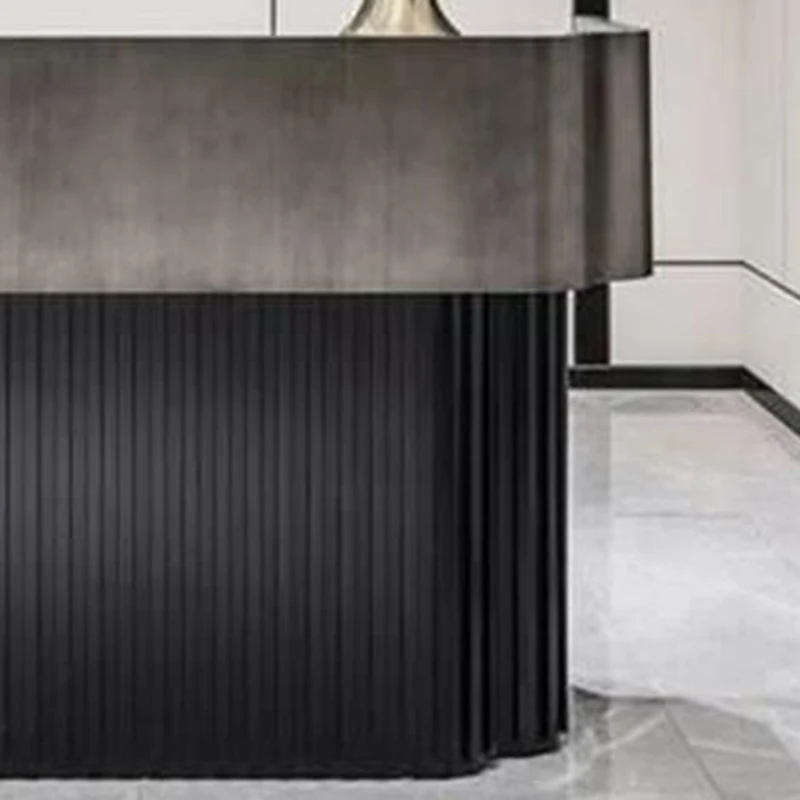 Mobile Small Reception Desk Conference Front Simple Beauty Reception Desks Console Standing Recepcion Mostrador Shop Furniture