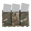 Tactical 5.56 7.62 Magazine Pouches Lightweight Elastic Fast Draw Airsoft Mag Pouch MOLLE Vest Belt Waist Bag Triple Open Top 1