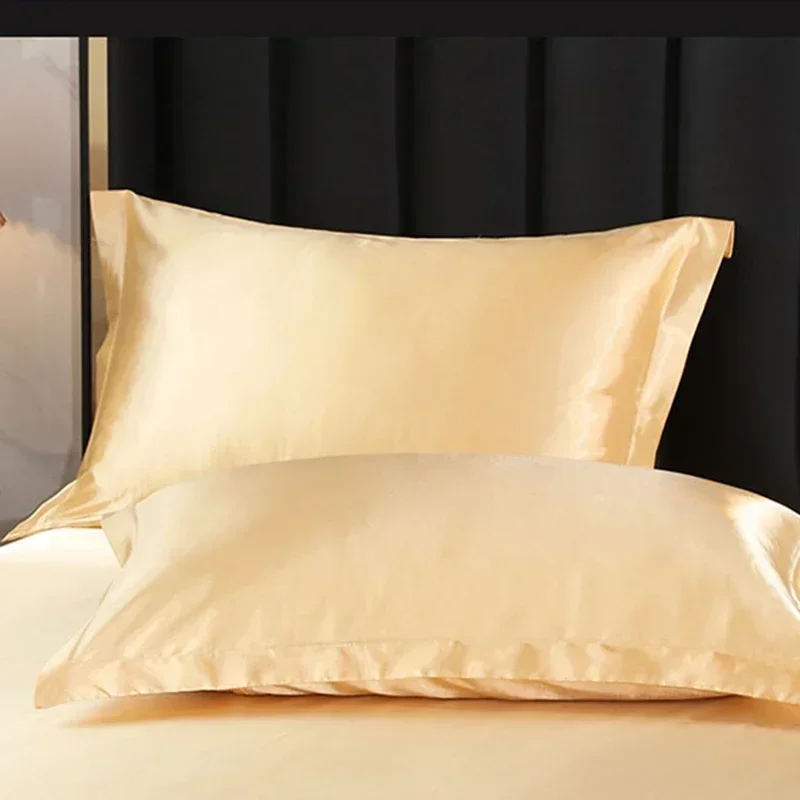High-end Mulberry Silk Bed Sheet and Pillowcase or Only A Bedsheet Luxury Stain Silky Bed Sheet Set Queen Beautify Skin Bedsheet 3