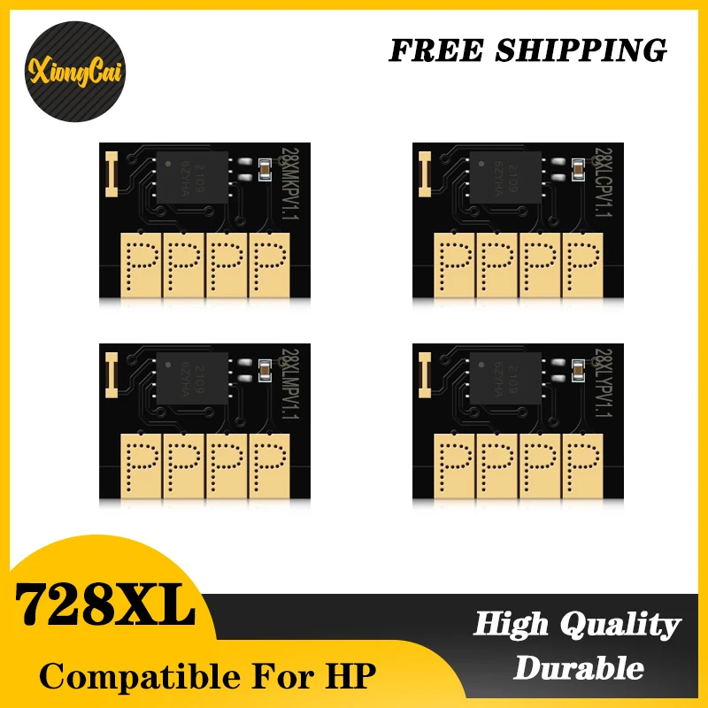

Для HP 728 728XL новый обновленный чип картриджа HP728 XL чип F9J68A F9J67A F9J66A F9J65A F9K17A для принтера HP DesignJet T730 T830