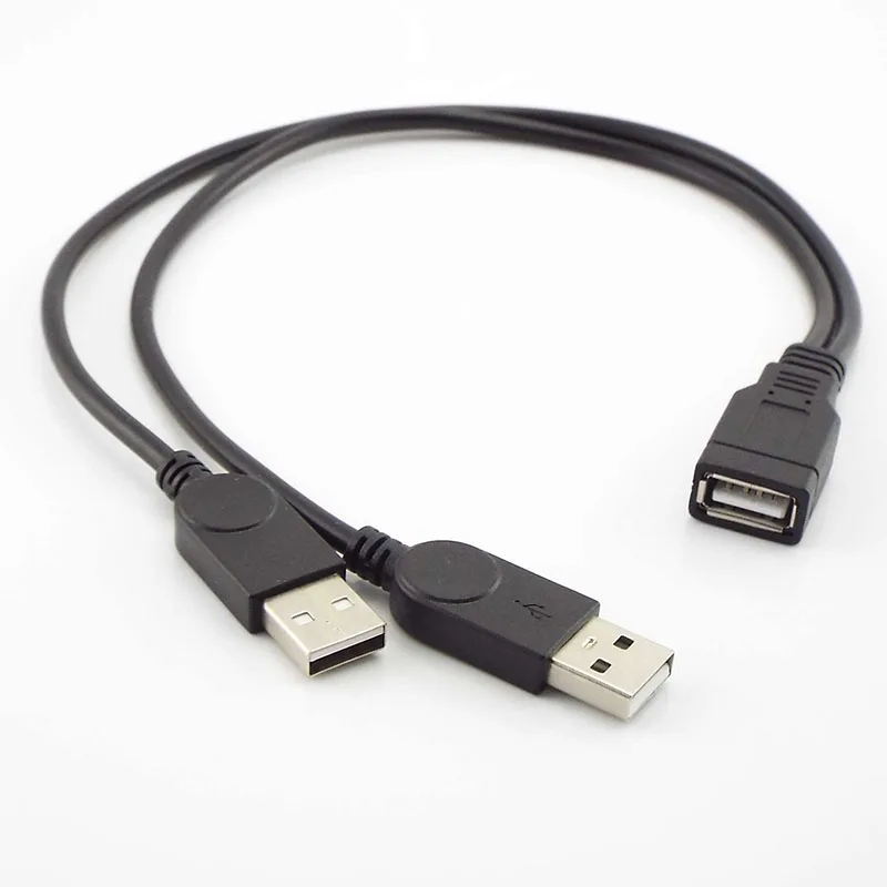 

2 в 1 USB 2,0 A «папа»-«мама»