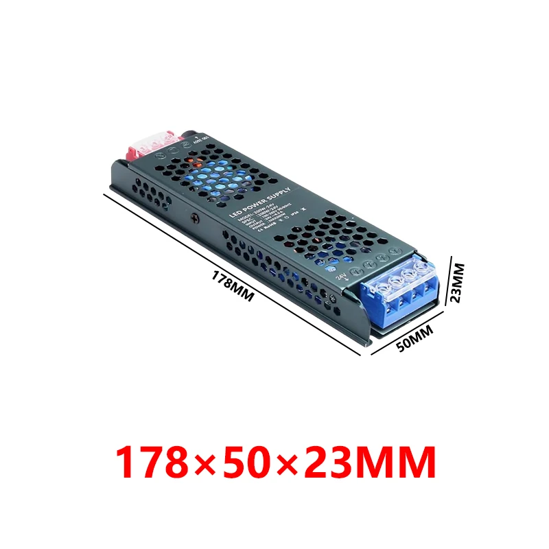 Universal LED Power Supply Transformer, AC to DC, Multiple Voltage Options, 60W to 400W, Suitable for LED Lighting Applications