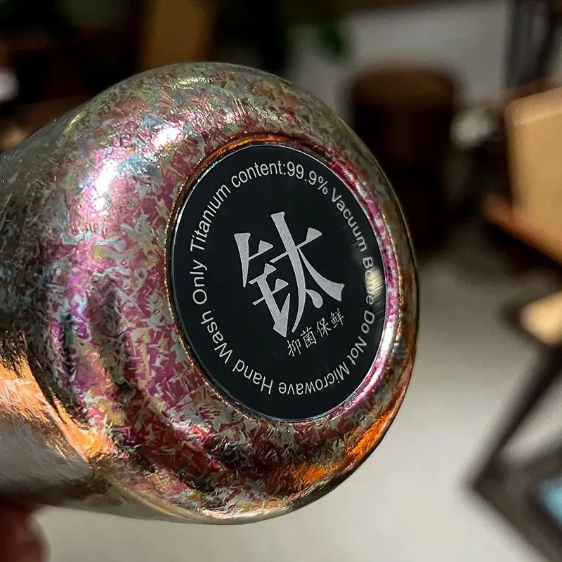 JUSTINLAU التيتانيوم النقي معزول الكؤوس الرجال وال...