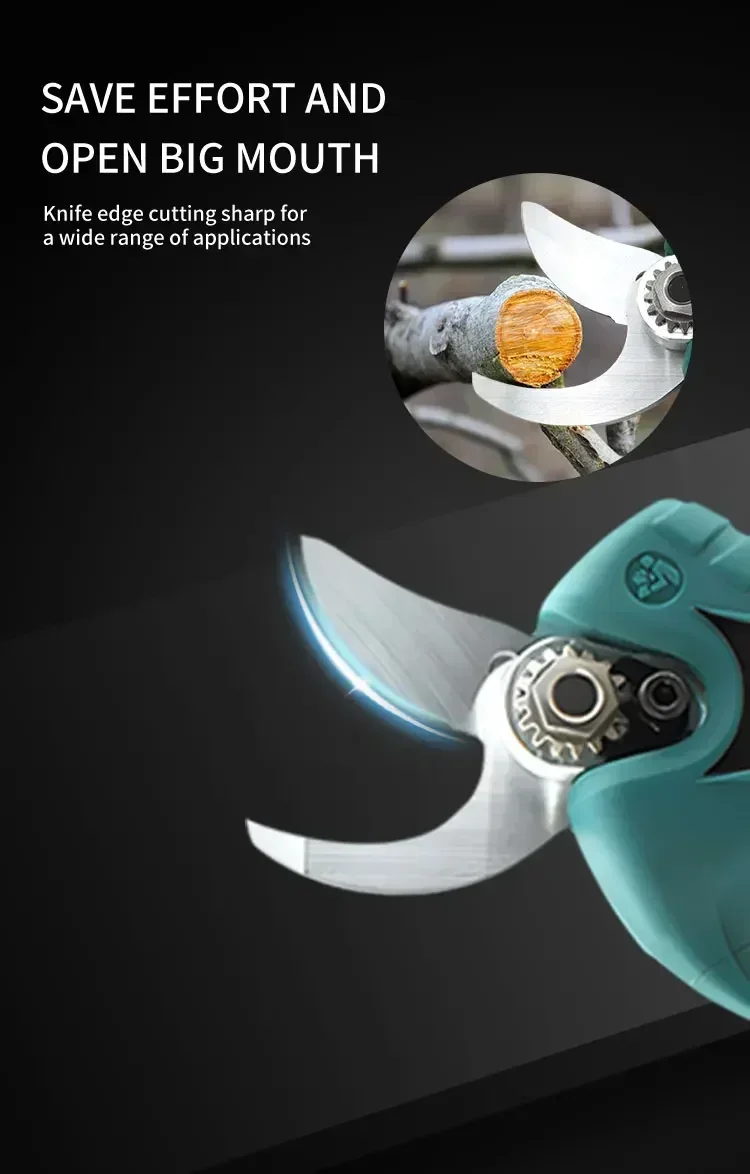 18V Battery Cordless Pruning Shears Professional Electrician Scissors Wireless G