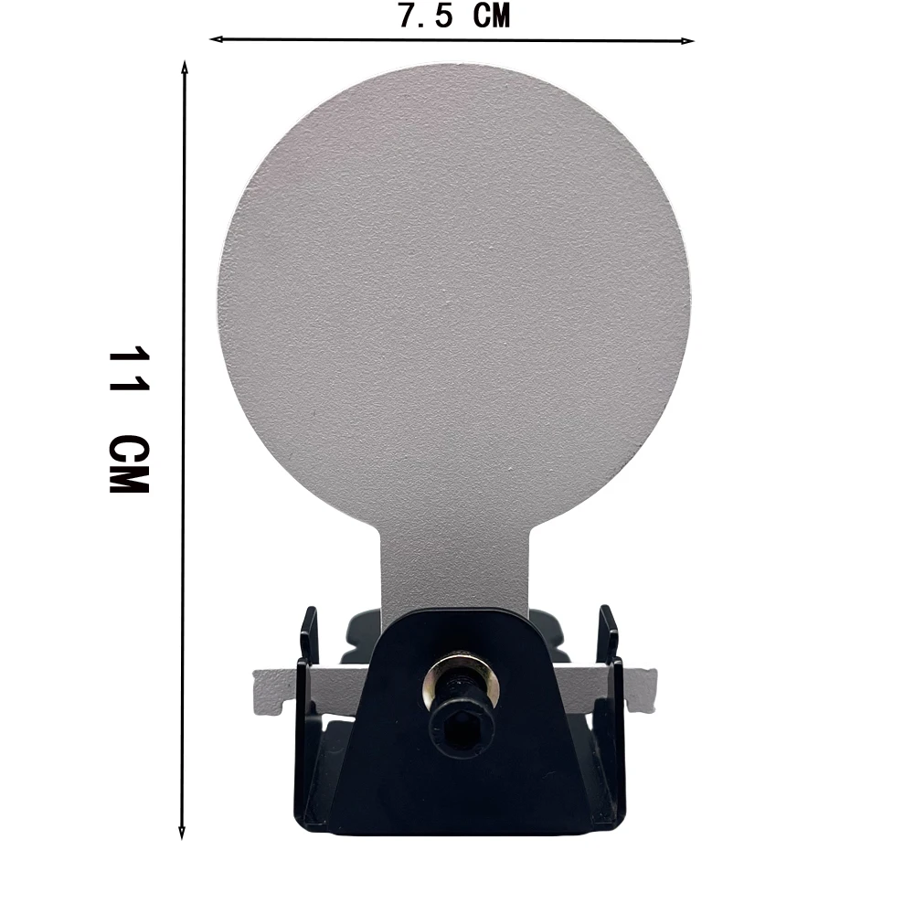 Cible en acier 3 pouces pour airsoft BBs soft bomb water bullet - Montage facile et rapide