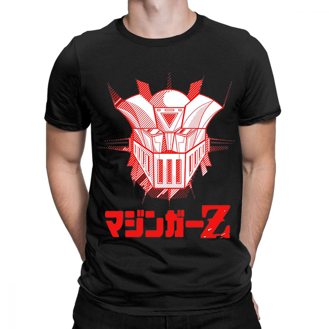 mazinger z t-shirts Men t shirt Harajuku fashion Printed Top Tshirt Unisex T-shirt Fashion Streetwear