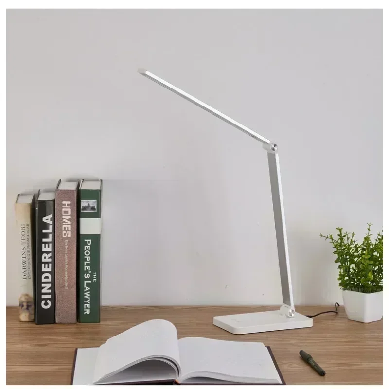 

Adjustable Brightness Wireless Rechargeable LED Folding Desk Lamp Adjustable Colour Temperature Office Eye Protection Desk Lamp