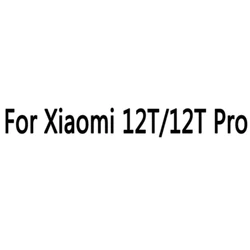 Premium Full Cover Tempered Glass Screen & Camera Protector - 2 Glass and 2 Lens (Xiaomi 12T(12T Pro))