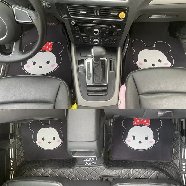 Cute Cartoon Car Foot Mat Internet Celebrity Mickey Mouse Car