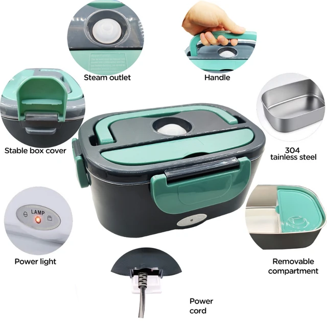 Electric Heating Lunch Box 12v 24v  Electric Lunch Box 12v 220v - 12v 24v  110v 220v - Aliexpress