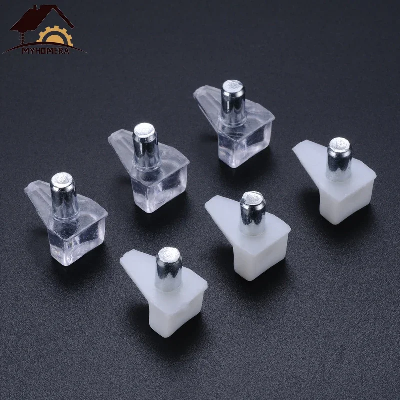 Shelf Support Folding Shelf Bracket Shelf Bracket 12 Pieces Shelf Bracket Studs Pegs with Metal Pin Shelves Support Seperator Fixed Cabinet Cupboard Wooden Furniture Holder DIY
