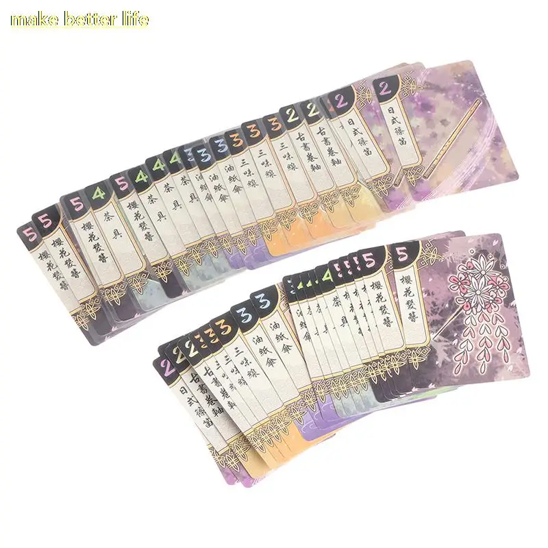 

Hanamikoji Board Game Cooperative Cards Games Easy To Play Funny Game For Party Family Parent-Child Game Drop Shipping
