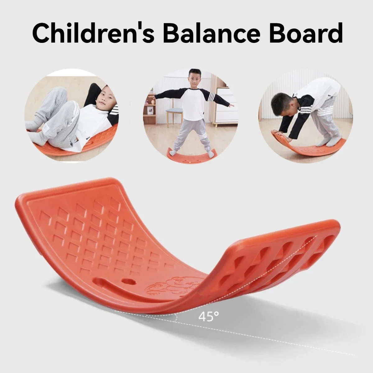 Kids Twisting Balance Board Fun Wobble Seesaw Toy for Balance Training, Active Play, and Concentration Development Balance Board