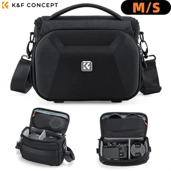 Borsa a Tracolla Leggera e Resistente K&F CONCEPT, Impermeabile, per Fotocamere Sony Canon DSLR/SLR