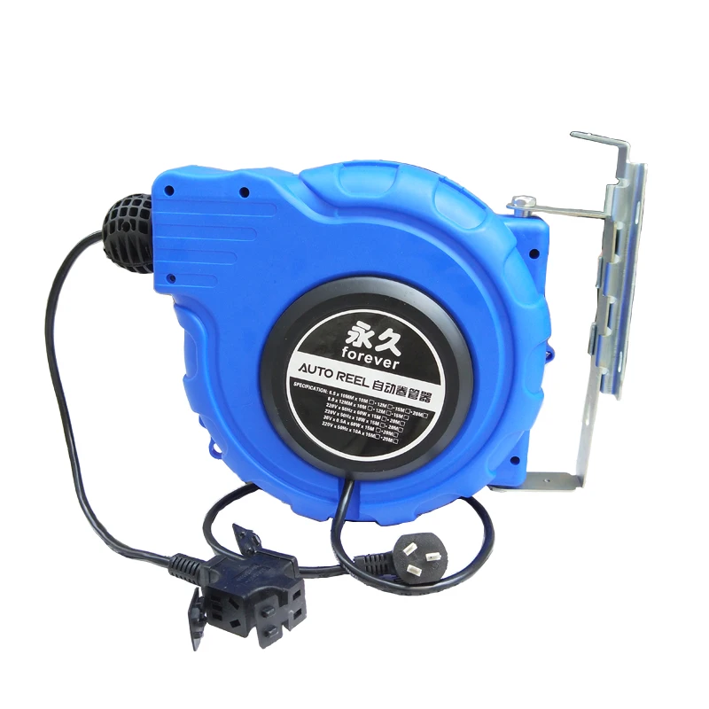 

The automatic cable winding machine automatically retracts and retracts as soon as it is pulled or stopped