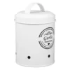 White Garlic Storage Bucket Vegetable Container Potato Jar Ginger Holder Kitchen Supplies Home ganizers Storage Box 4