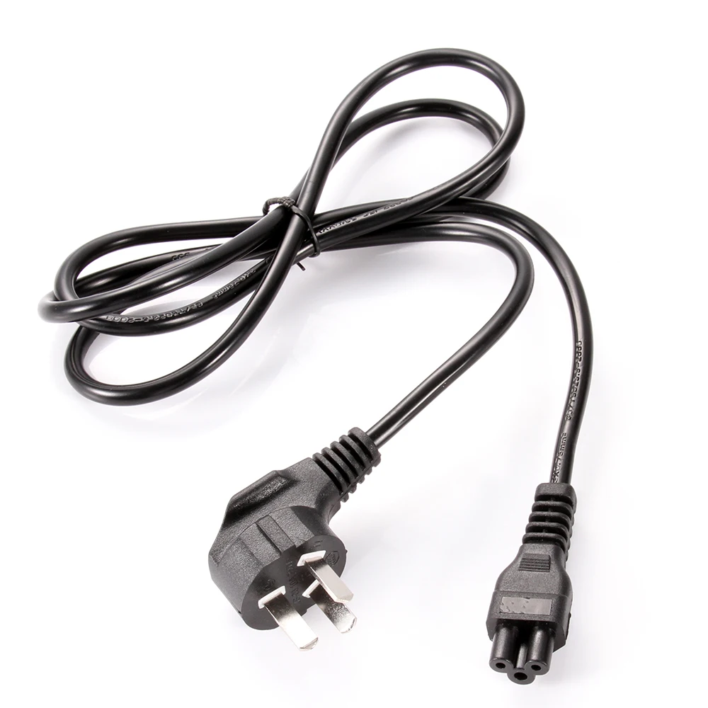 Universal UK/AU/EU Plug C5 to 3-Pin Power Charger Cable
