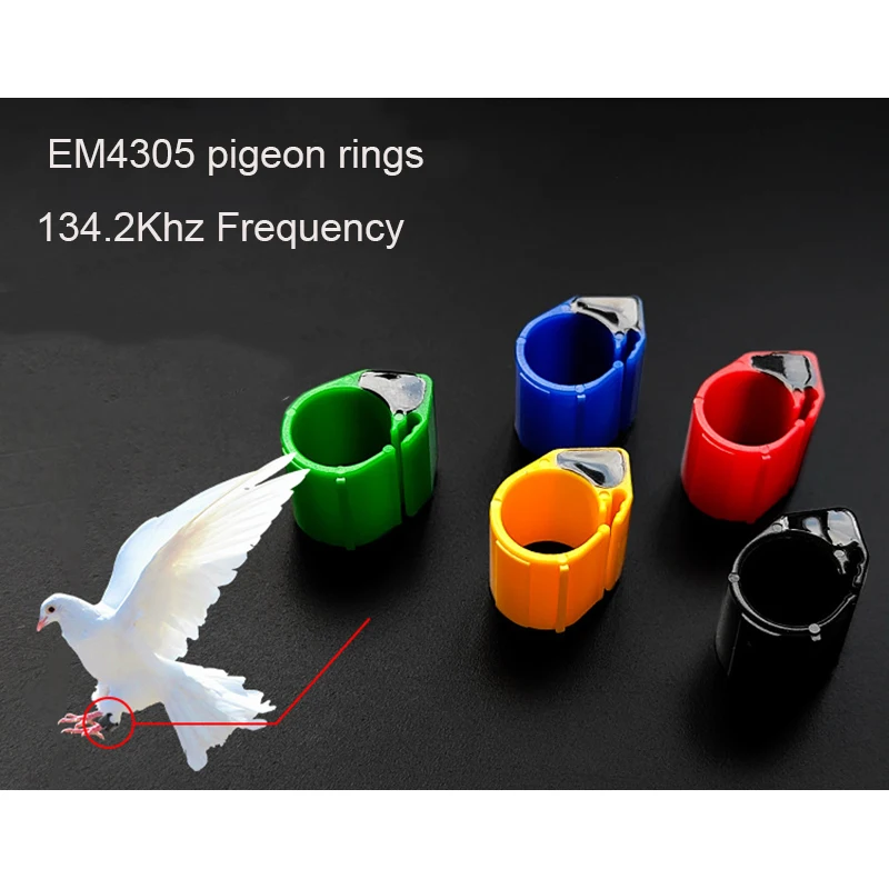 RFID Pigeon Rings for Animal Tracking and Management - 10 Pack