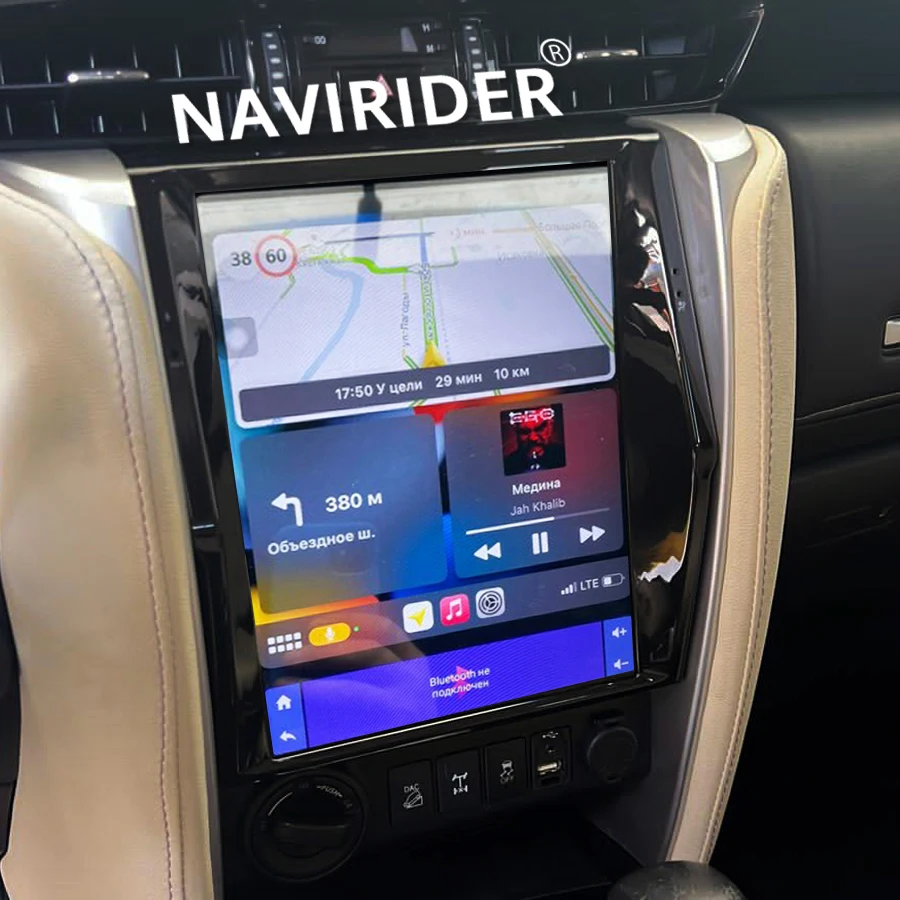 

NaviRider 12.1 Inch Tesla Screen Stereo Multimedia For Toyota Fortuner HIlux Revo 2016-2022 Android 13 GPS Car Video Player 256G