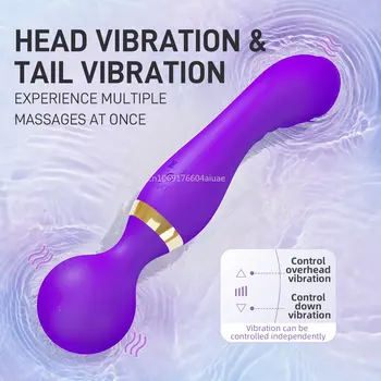 20 Vibrations Pattern 8 Speeds Powerful Big Vibrators Magic Wand Body Massager Sex Toy for Woman Female G Spot Adult Toys 20 Vibrations Pattern 8 Speeds Powerful Big Vibrators Magic Wand Body Massager Sex Toy for Woman