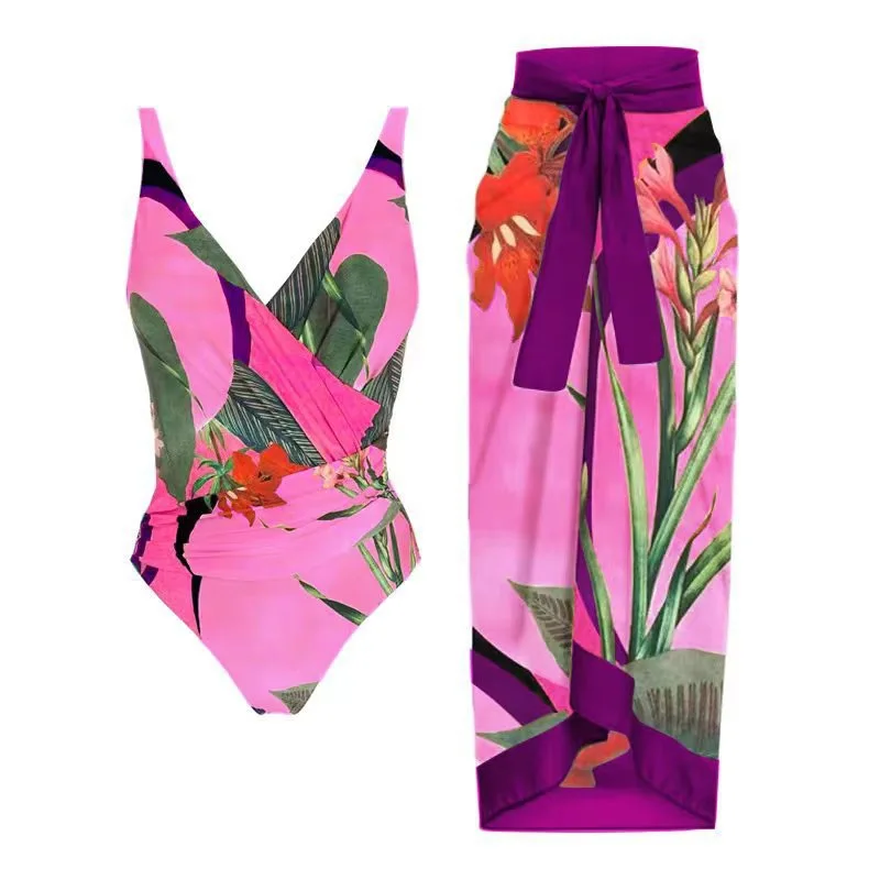 

New Bikini Independent Station New Two-Piece Suit Women's One-Piece Swimming Suit in Stock