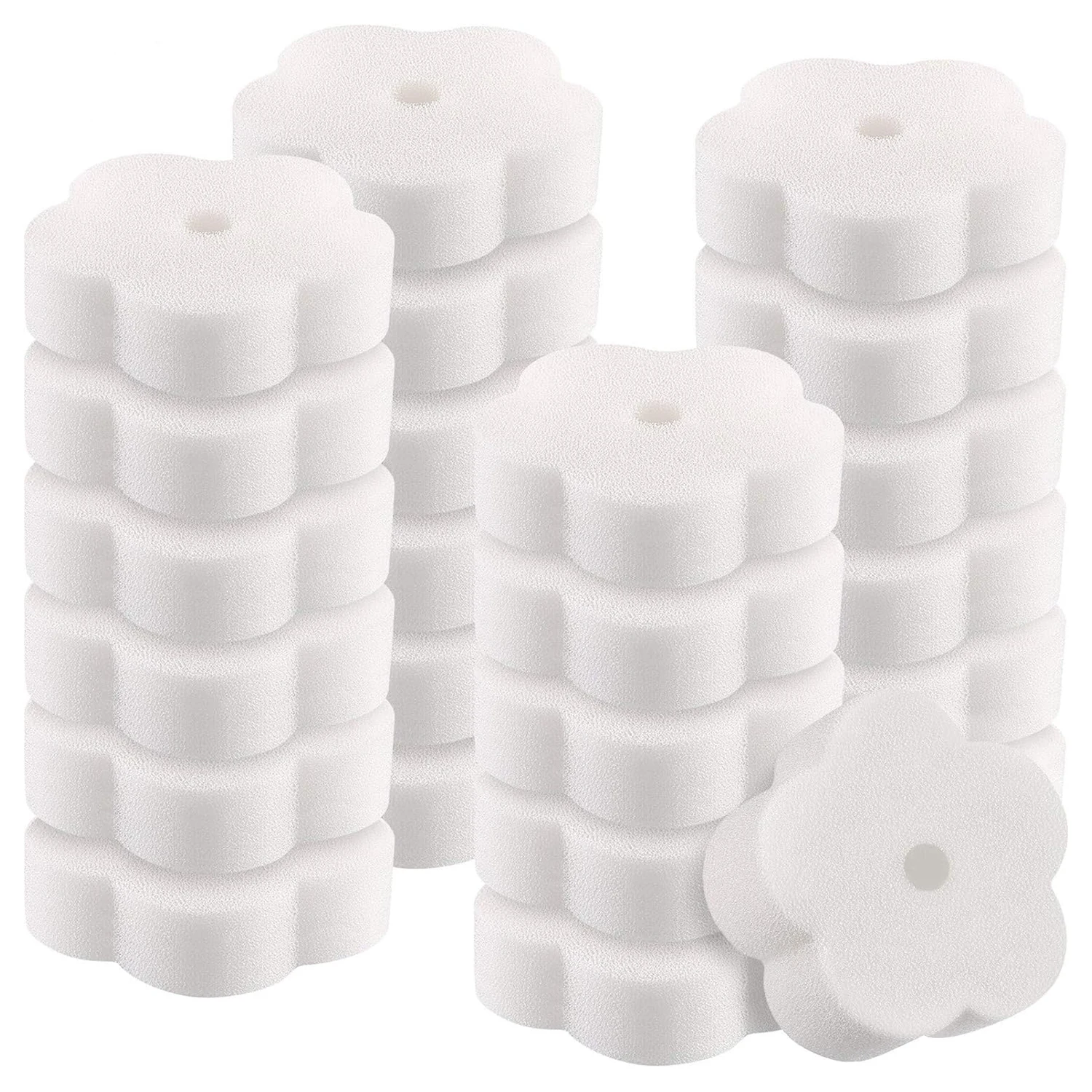 Oil Absorbing Scum Sponge Cleaning Sponge For Pool Accessories Swimming Pool And Spa Flower 24pcs pool cleaning tool swimming pool cleaning kit