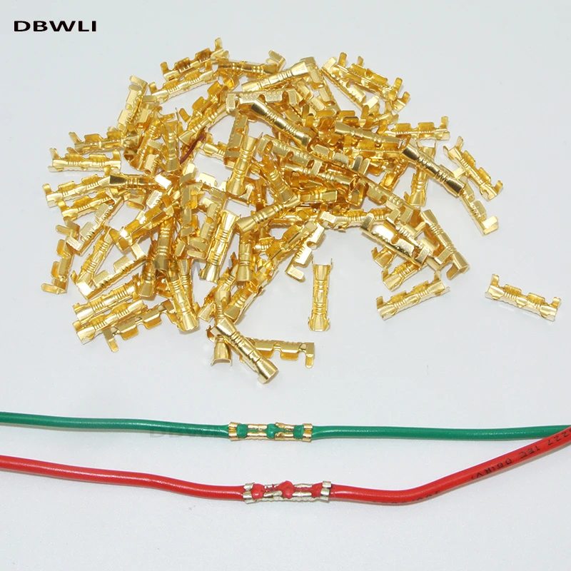 cobre terminais crimp kit-não-isolado sortimento cabo fio