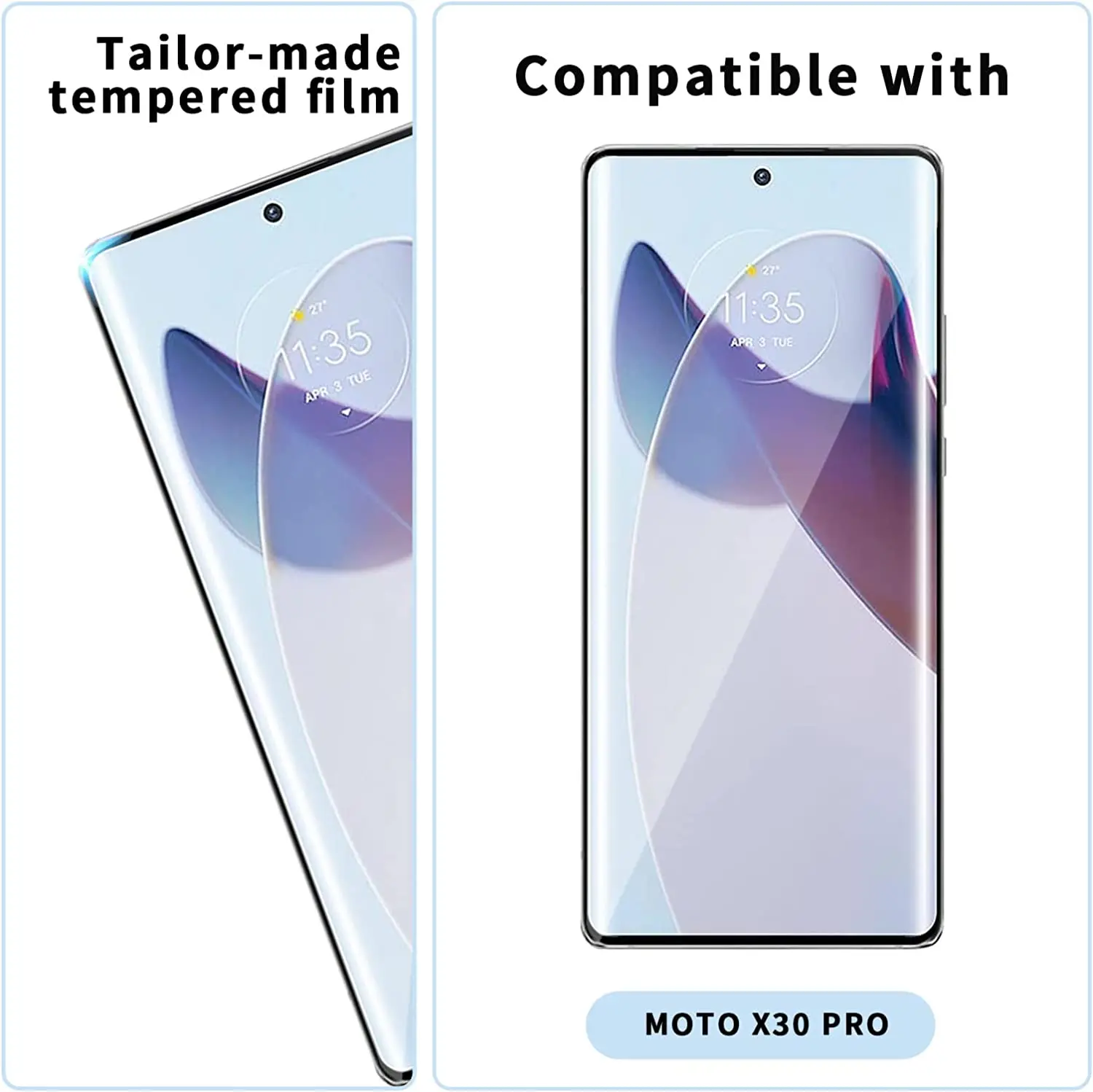 ثلاثية الأبعاد منحني الزجاج المقسى مع حافظة لينة م...