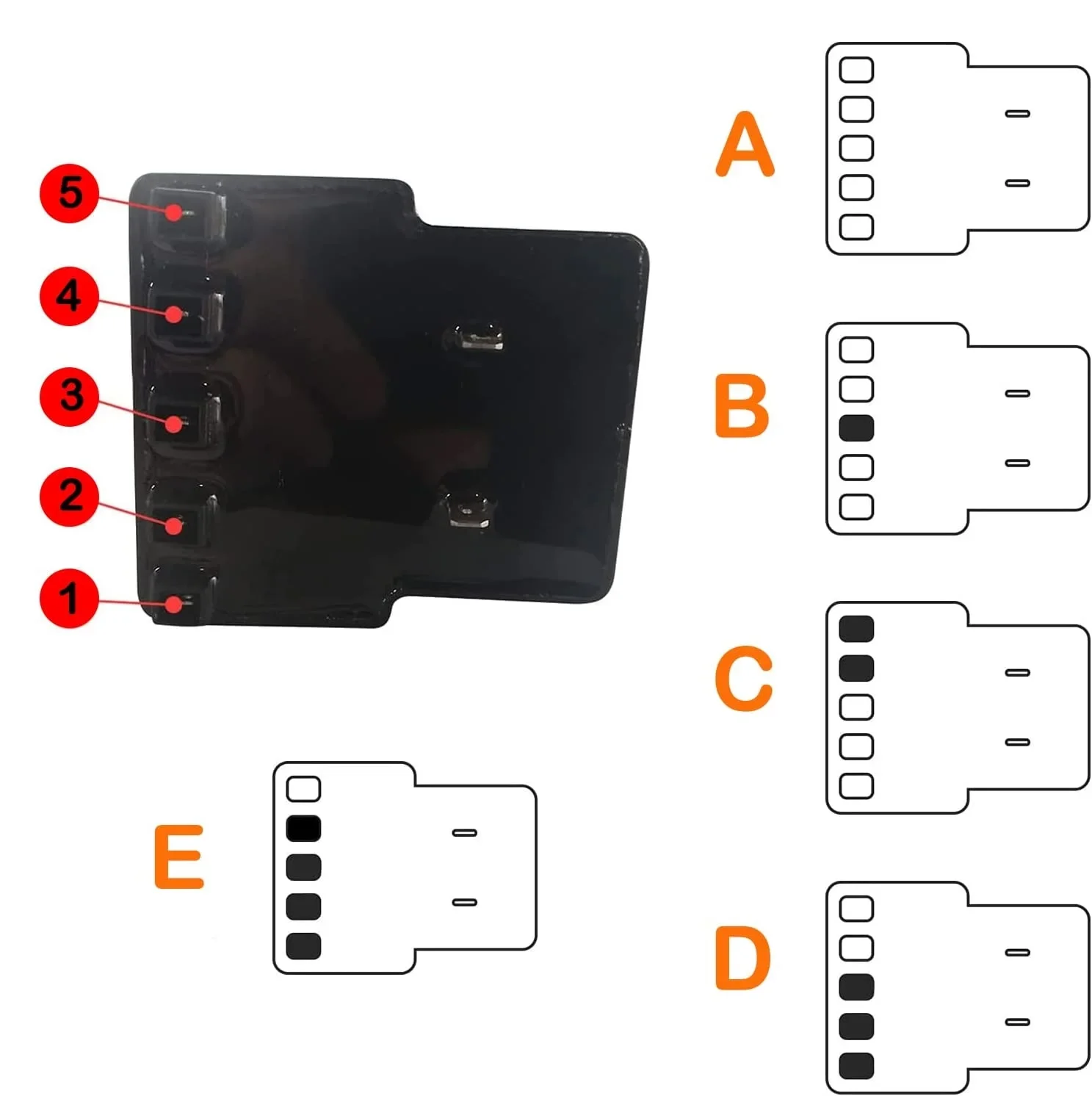 1set Universal Spark AA Ignitor Module Push Button Non-Manual Converter 5 Exits Igniter for Char-Broil Surefire Charbroil Repair 4