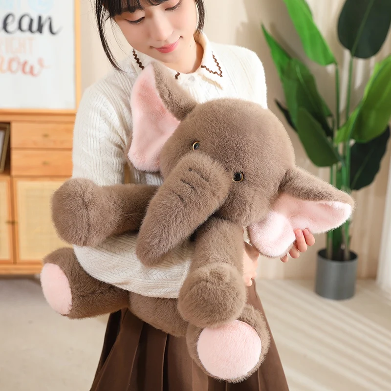 Soft Elephant Plush Toys Cute Kawaii Pillow