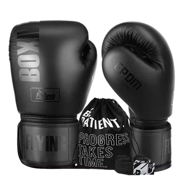 68101214ozMuayThaiBoxingGlovesForMenWomenPULeather