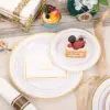 350-Piece Gold Dinnerware Set – Party Collection