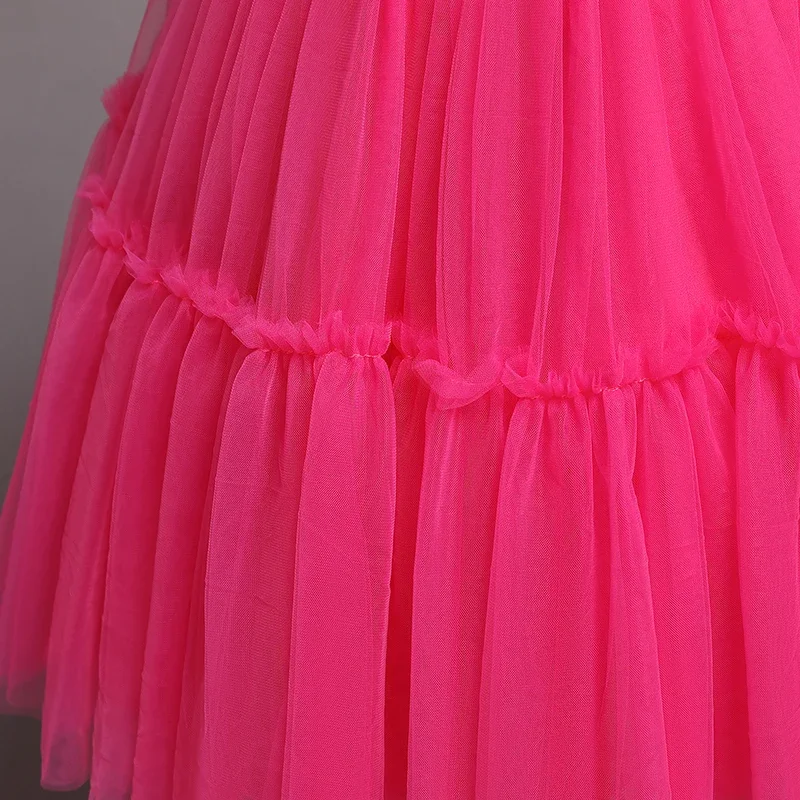 Toddler Baby Girls Dress For Birthday Party Tulle Princess Dress Wedding Evening Tutu Gown Kids Summer Dress for Girl's Dresses