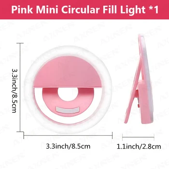 LED Light Ring For Phones with USB charging