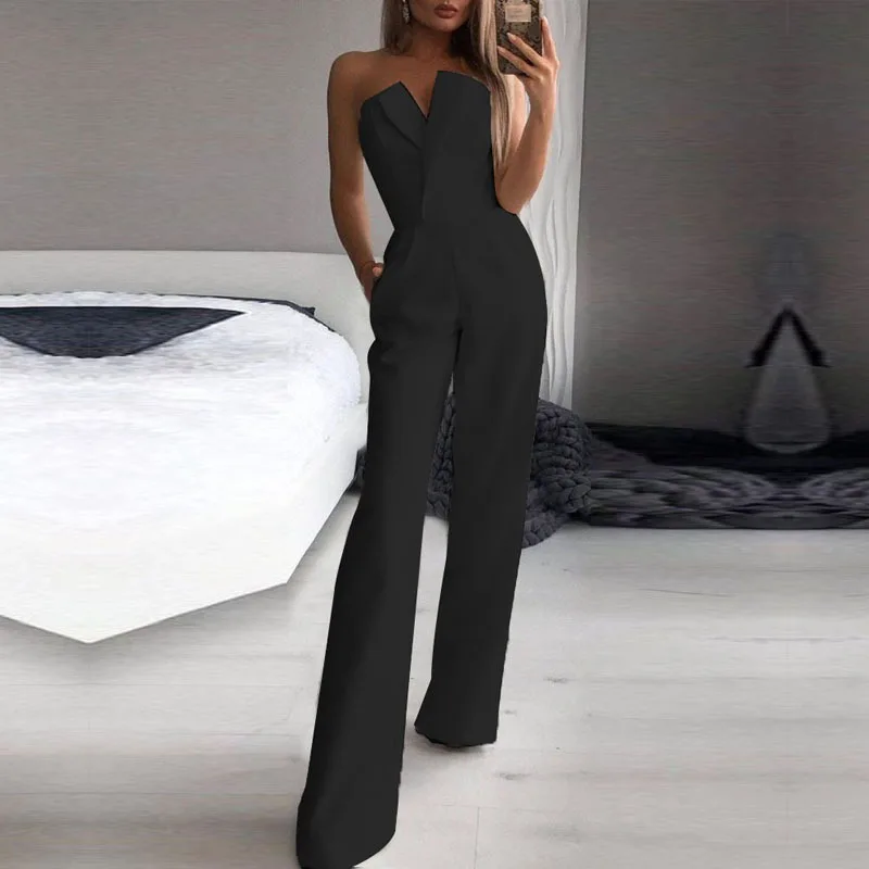 2023 Spring/Summer Chinese Long Skirt New Chinese Jumpsuit Slant Front Mid Waist Style Commuter Jumpsuit