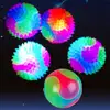 Pet Light Up Toy Ball Glowing LED Puppy Flashing Elastic Ball Toy Color Light TPR Ball Interactive Toys For Cats Small Dogs 4