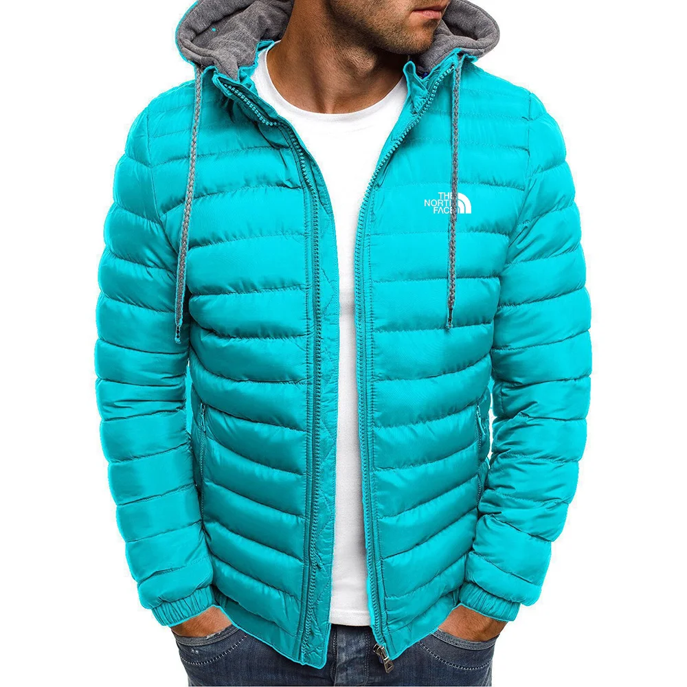 Autumn And Winter Men's Oversized Coat Thick Coat Outdoor Winter Men's Warm Zipper Street Style Plus Size Jacket mens winter coat