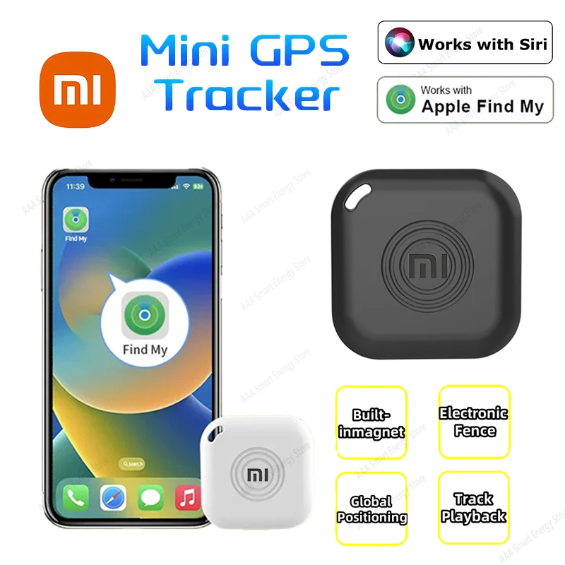 Xiaomi Smart Air Tag GPS Genuine For Apple ITAG Anti Loss Locator Children's Pet Bag Key Smart Tracker Find For Ios