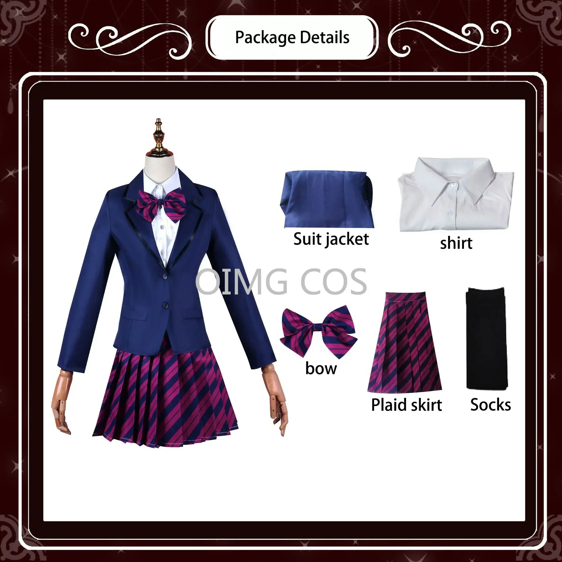 Komi Can\'t Communicate Komi Shoko Osana Najimi Cosplay Costume Outfits Shirt Tie Short Wig Neck Women Anime Uniform Halloween
