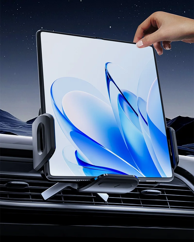 Q300 Universelle Auto-Handyhalterung mit Ladefunktion 360° ° Drehbare Halterung für Samsung Galaxy Fold 6 5 4 3 Z Flip S25 S24 iPhone 17 16 – Detail 8