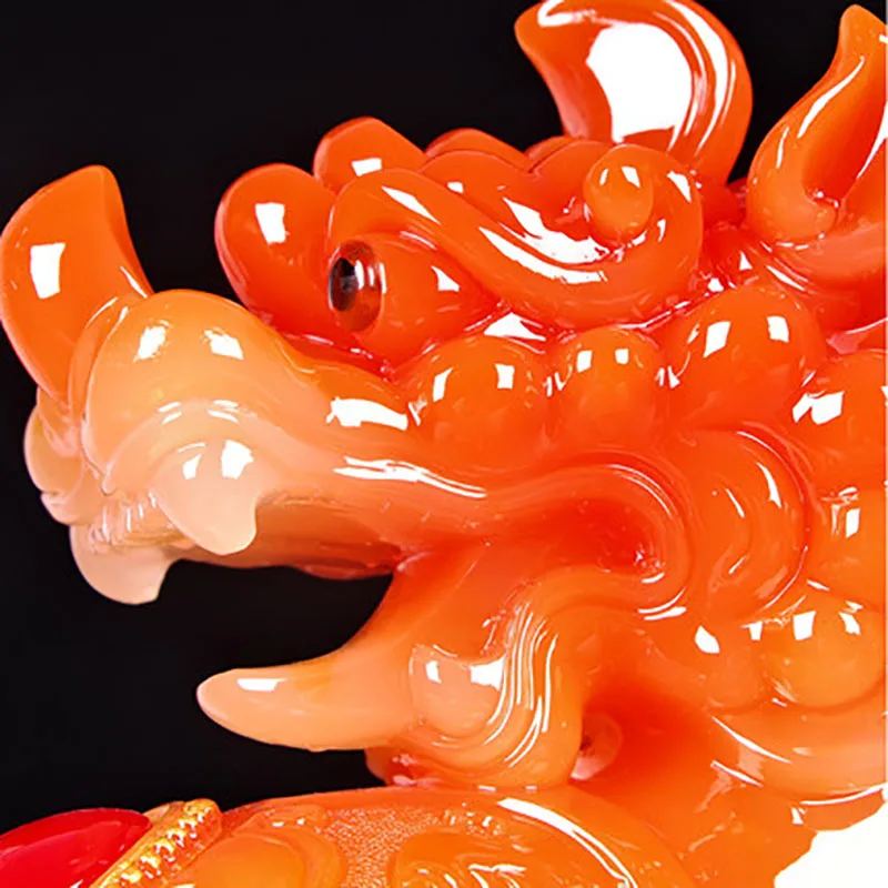 Lucky Pixiu Pi Yao Resin Ornaments, Crafts, Feng Shui, Living Room, TV Cabinet, Desktop Decorations, Shop Opening Gifts, Home De